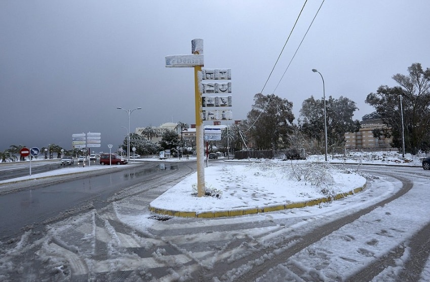 Imágenes muestran la peor nevada que vive España de los últimos 35 años